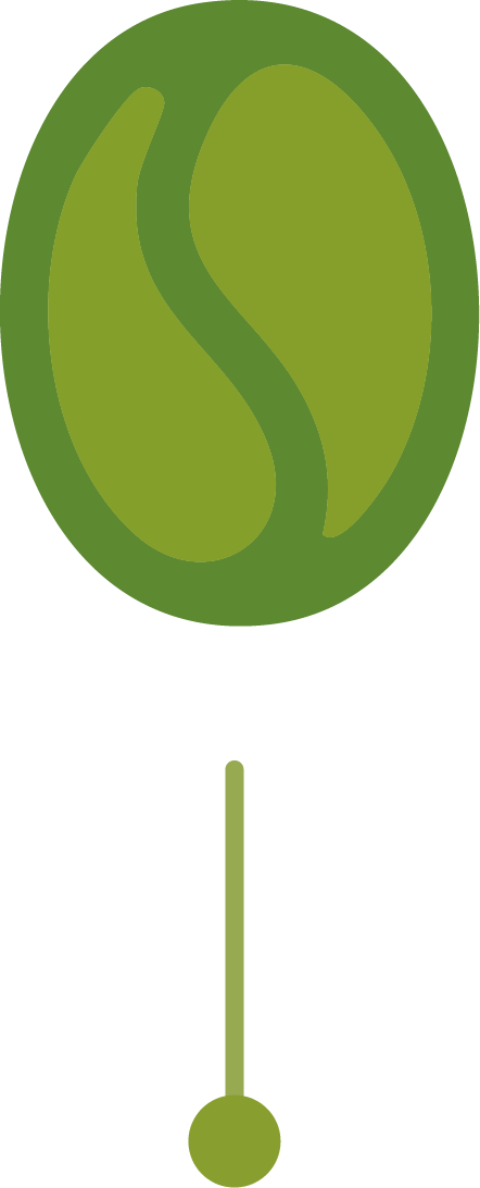 Ícono café orgánico